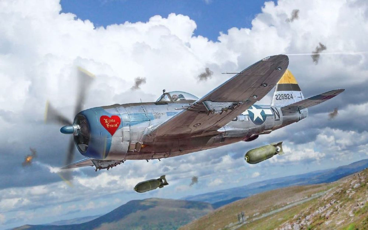 Italeri  1/48 P47D Thunderbolt (ETO) Fighter
