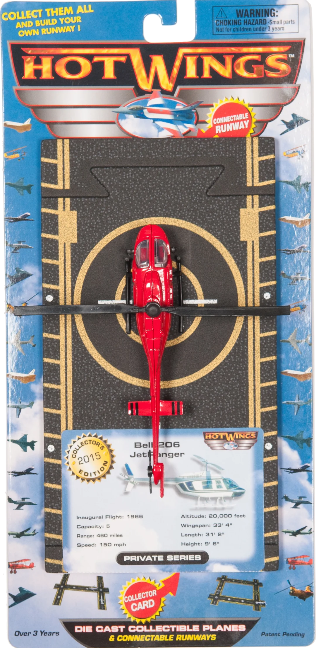 Just Think Toys BELL 206 JETRANGER RED - JTT13108