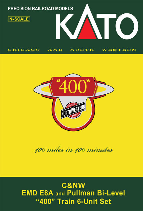 Kato N E8A PASS SET, C&NW 400 (6) - KAT106104