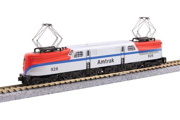 Kato N GG1 Electric - DCC -- Amtrak #926 (Phase I, silver, red, blue)