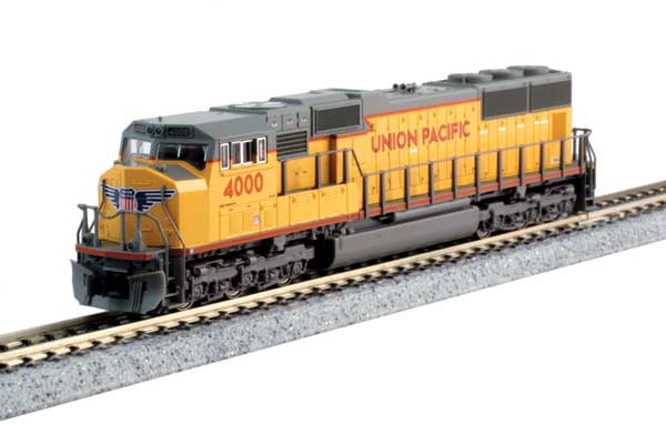 EMD SD70M w/Standard Flat Radiators - Sound and DCC -- Union Pacific #4364 (Armour Yellow, gray, red frame stripe)