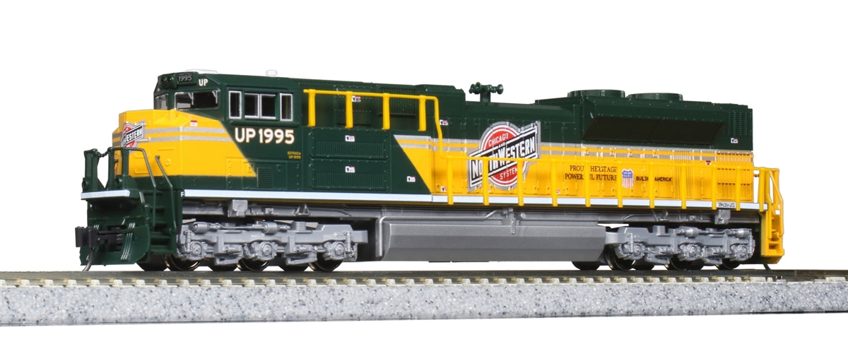 Kato N SD70ACE DIESEL UP HERITAGE C&NW W/SOUND - KAT1768407S