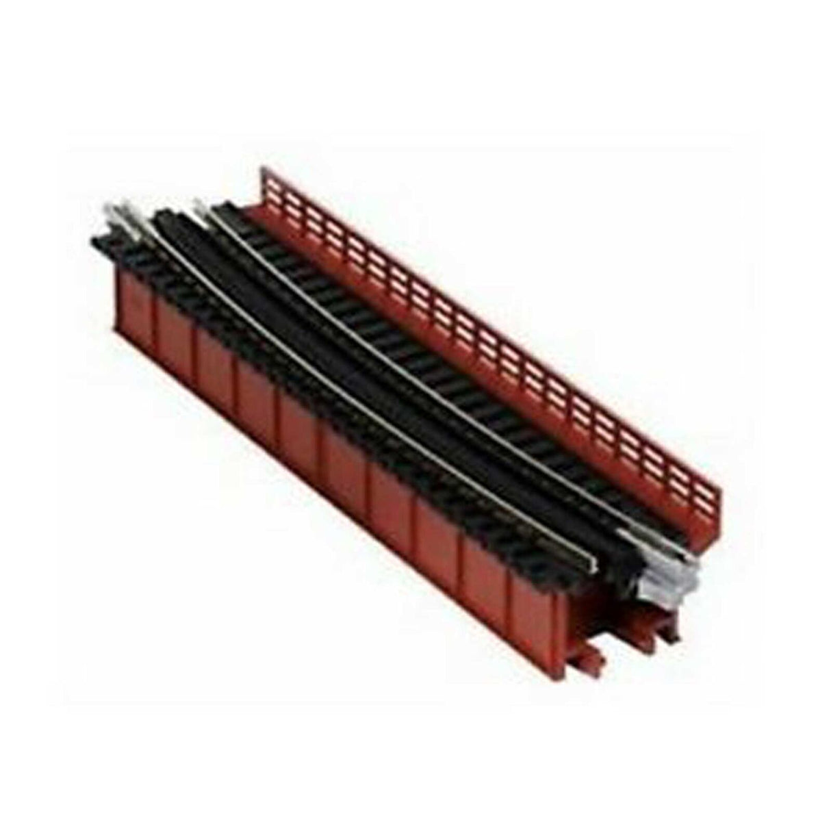 Kato N 448mm 17-5/8" Deck Plate Girder 15 degree Curved Bridge, RED - KAT20465