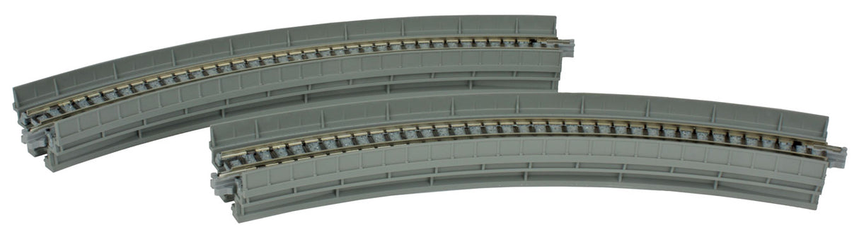 Kato N 249mm 9-3/4" Radius 45-Degree Viaduct (2) - KAT20505