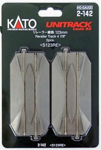 Kato 2-142 HO 123mm 4-7/8" Straight Road Crossing (2) - KAT2142