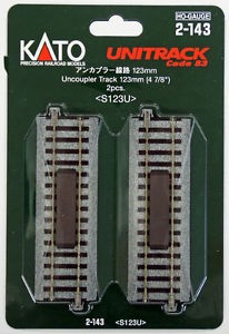 Kato 2-143 HO 123mm 4-7/8" Straight Magnetic Uncoupler - KAT2143