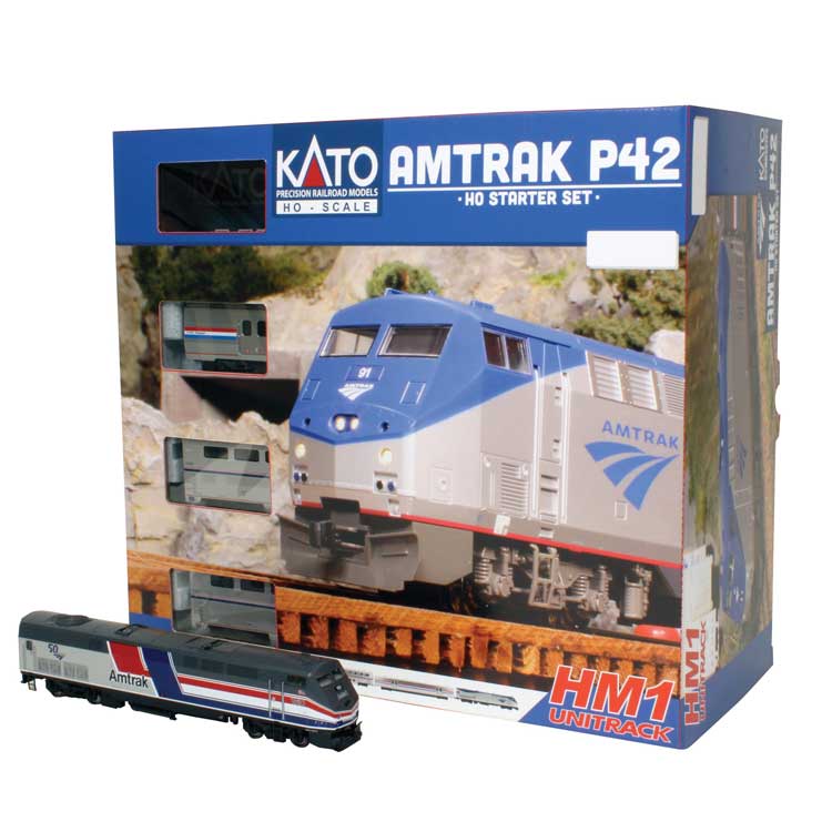 HC-KATO HOゲージ Amtrak Superliner HO Amtrak Superliner and Material Handling Cars