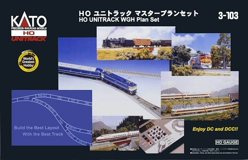 Kato World's Greatest Hobby Track Pack - Unitrack -- For a 4 x 8' Layout - KAT3103