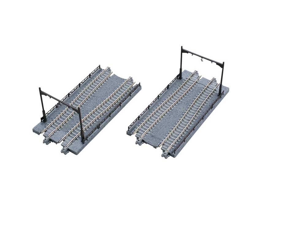 Kato 40-025 Unitram Street Track -- Plate pkg(2)