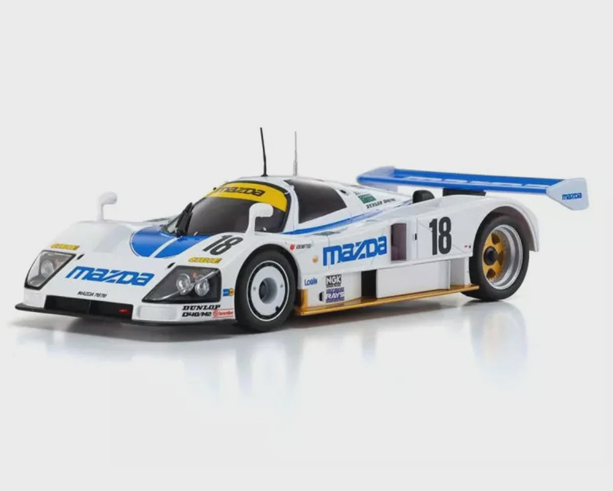 Kyosho MR-04 RWD Mini-Z Readyset w/1991 Mazda 787B LM Body (White/Blue) w/KT-531P 2.4GHz Radio