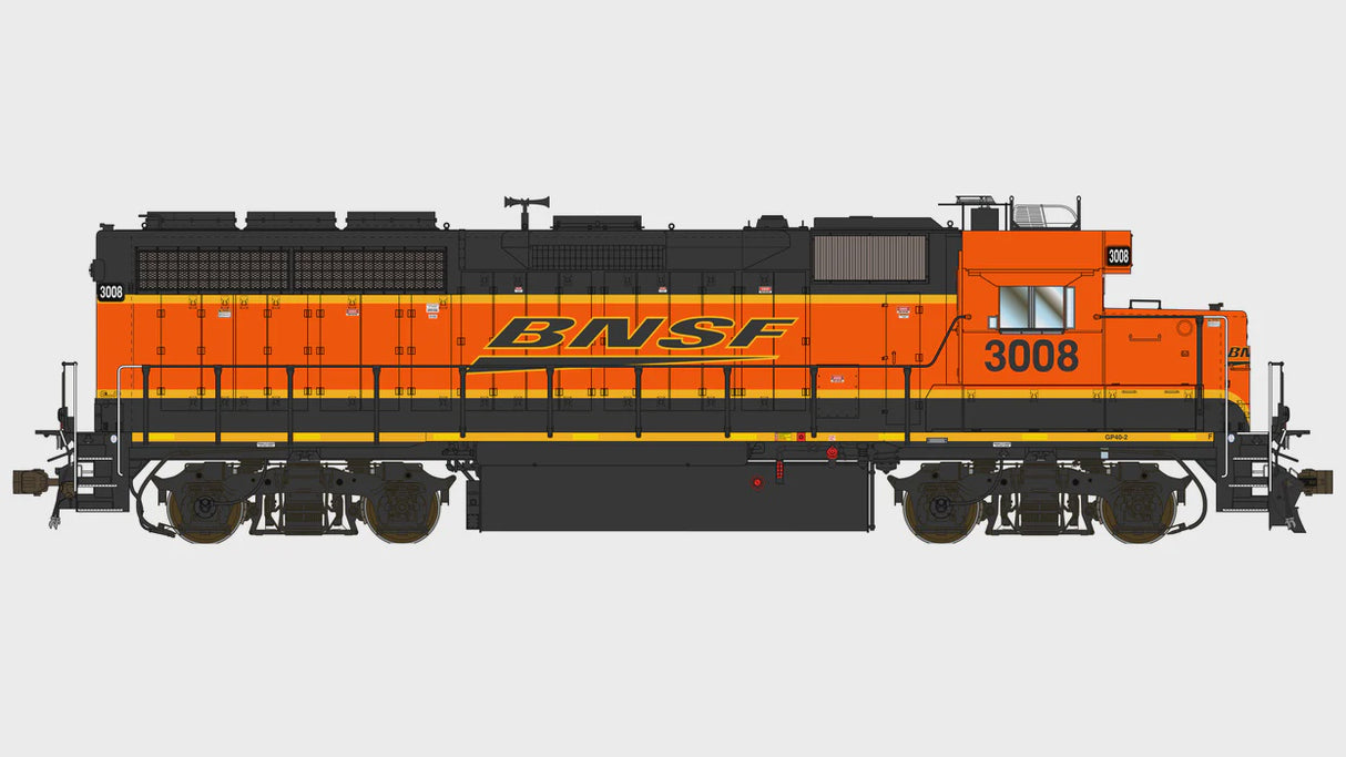 Class One Model Works HO EMD GP40-2 1A3 REBUILD - DCC & SOUND - BNSF 3008