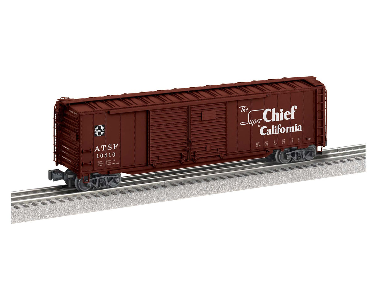 Lionel O 50' Double Door Box, SF/SuperChief #10410 - LNL1926444