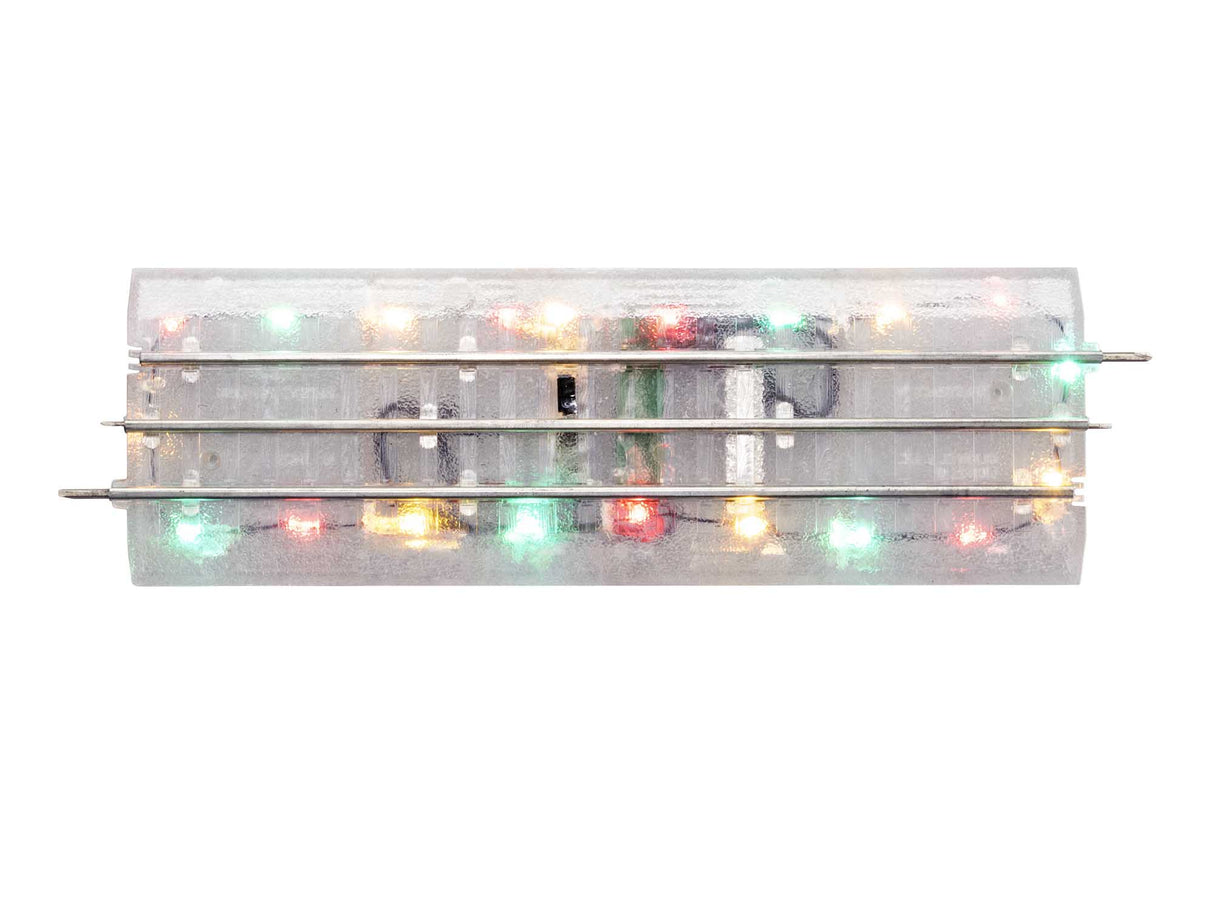 Lionel O Lighted FasTrack 10" Straight 4-Pack - LNL2025010