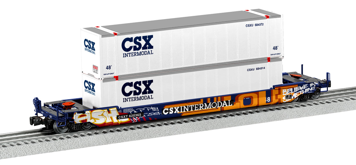 O Husky Stack CSX #620365 w/graffiti - LNL2226592