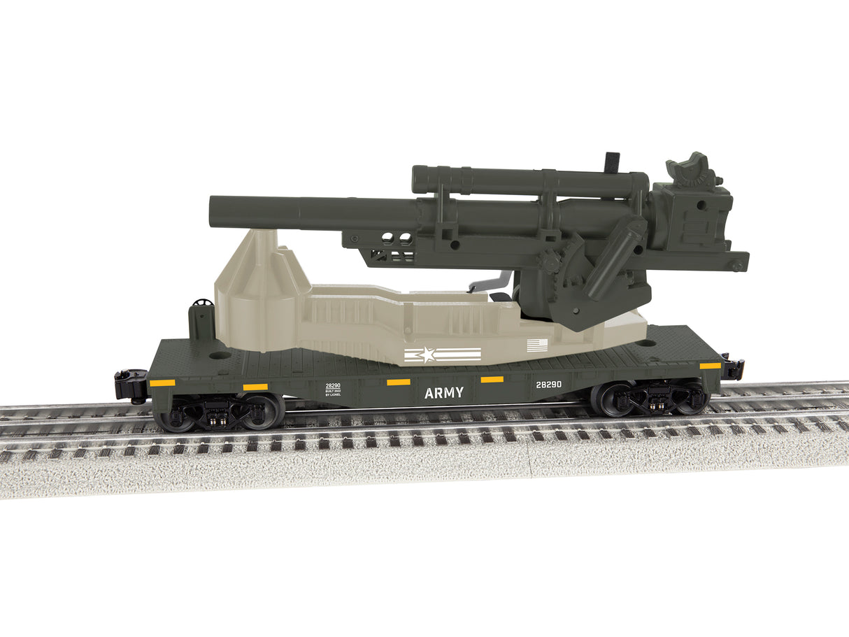 Lionel Army Big Cannon Car - LNL2228290