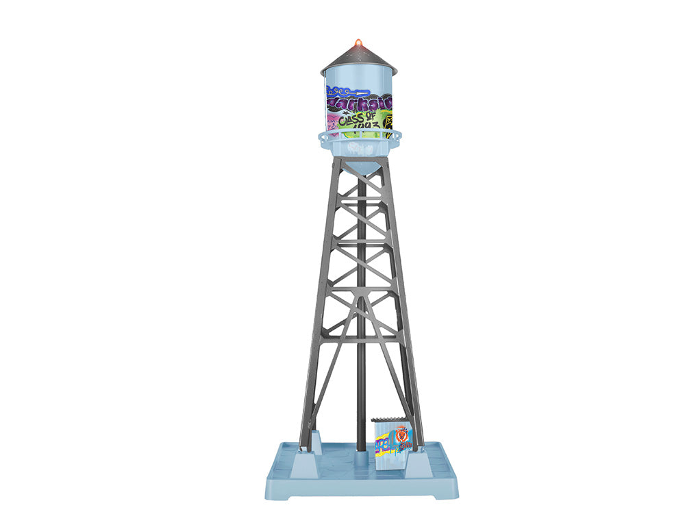 Lionel Industrial Water Tower w/ Graffiti Decals - LNL2229270