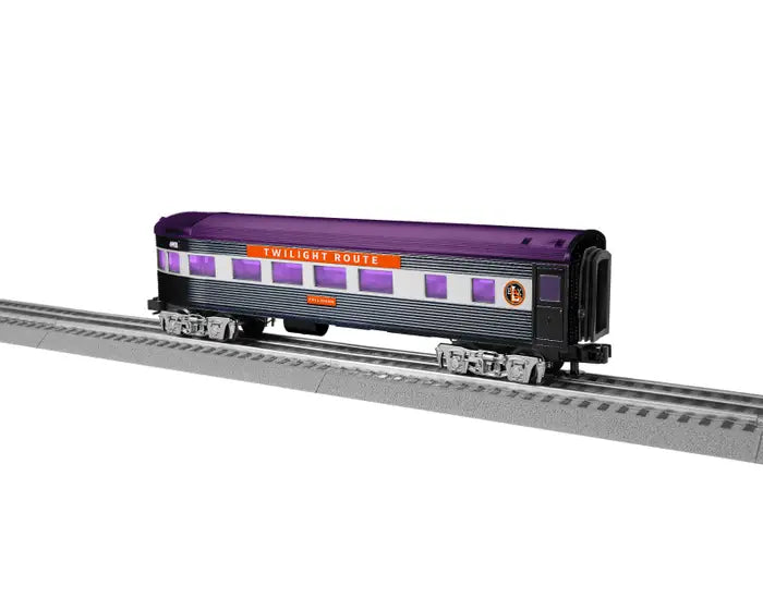 Lionel O RTR Halloween Streamlined Observation Coach Full Moon
