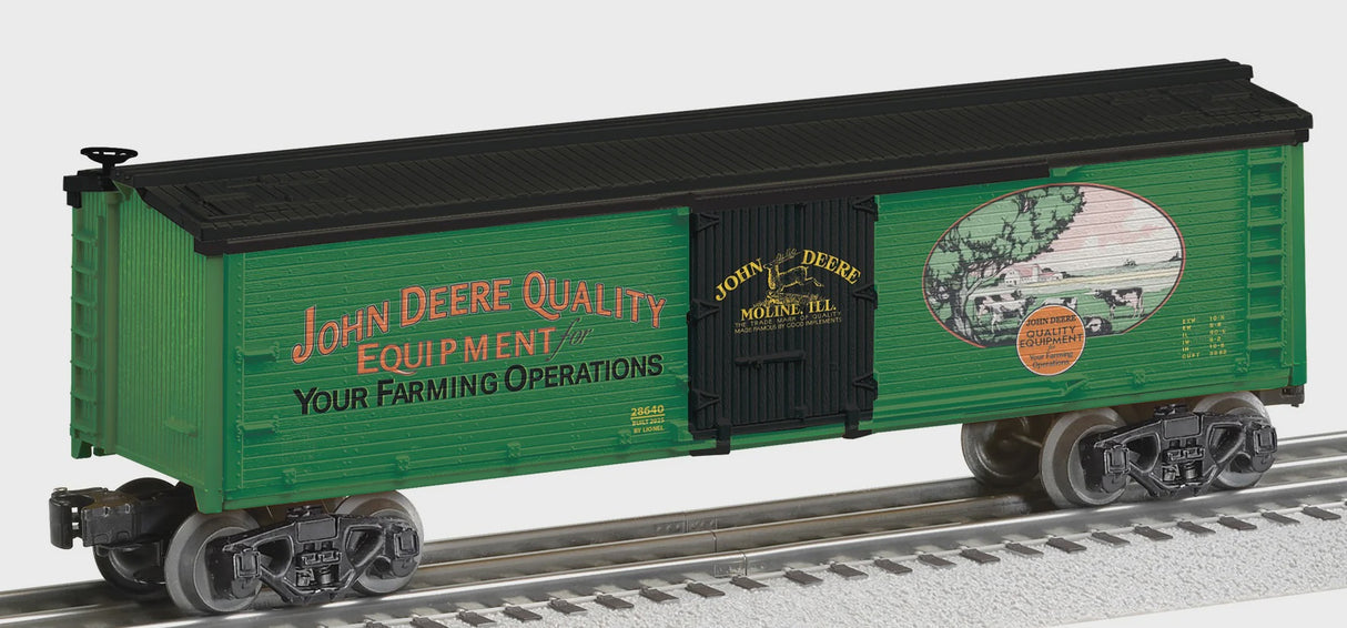 Lionel 2528640 - John Deere - Reefer Car "Quality Equipment"