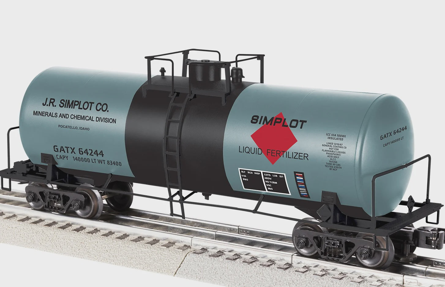 Lionel 2542401 ACF 40' Frameless Tank Car - 3-Rail - Ready to Run -- J ...