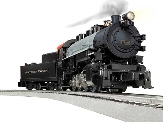 Lionel 2545020 0-8-0 - 3-Rail w/LionChief Plus 2.0 Sound, Control & Smoke -- Northern Pacific #1190 (black, gray, Tuscan)