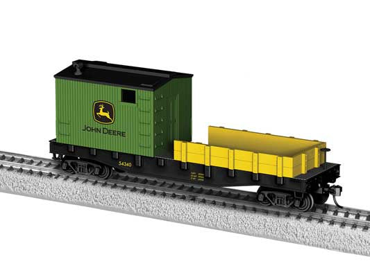 Lionel HO Work Caboose - Ready to Run -- John Deere #54340 (green, black, yellow)