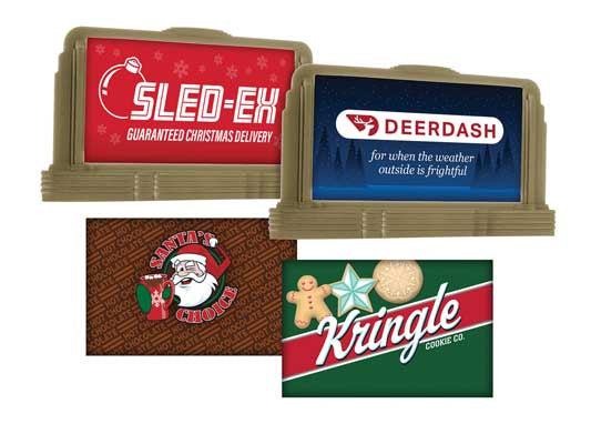 Lionel HO Christmas Billboard 2 Pack