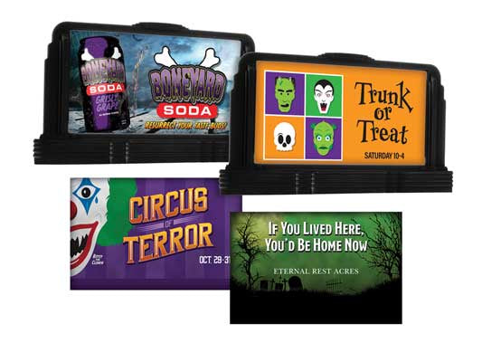 Lionel HO Halloween Billboard 2 Pack