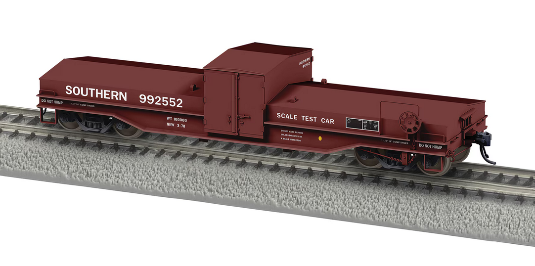 Lionel HO Maxson Scale Test Car - Ready to Run -- Southern Railway #992552 (Boxcar Red)