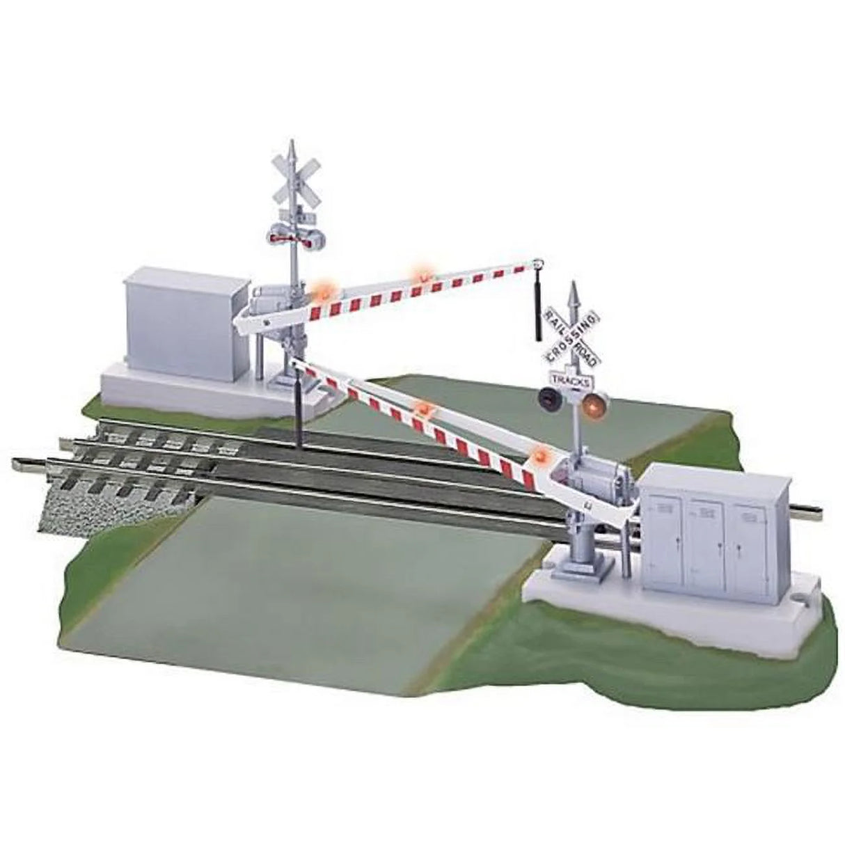 Lionel FasTrack Grade Crossing with Gates and Flashers - LNL612062