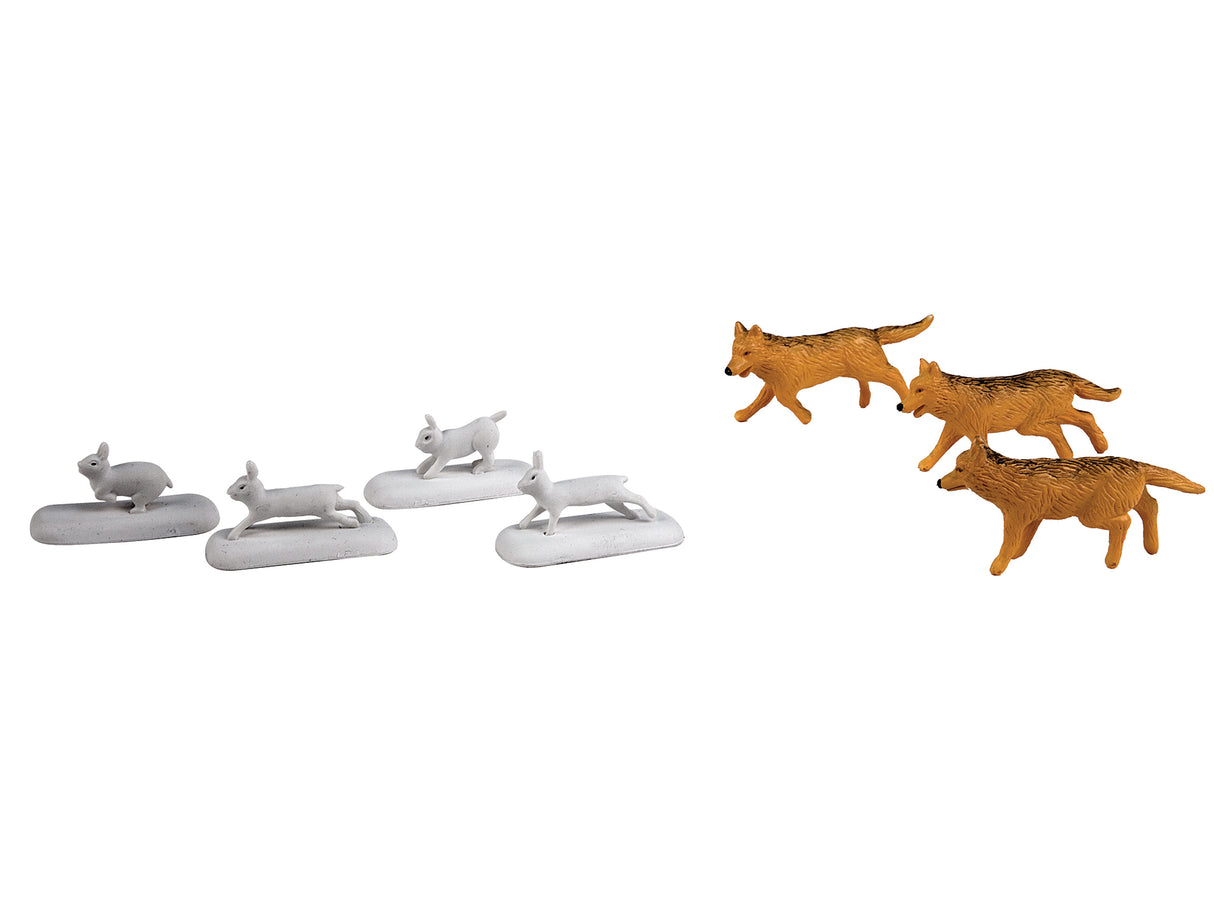 Lionel The Polar Express Wolves and Rabbit Animal Pack - LNL624252