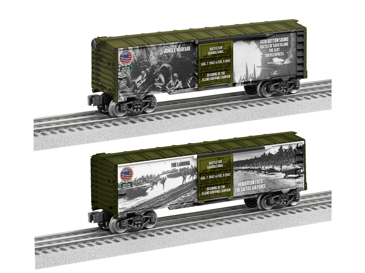 Lionel O BATTLE FOR GUADALCANAL WWII BOXCAR - LNL684666