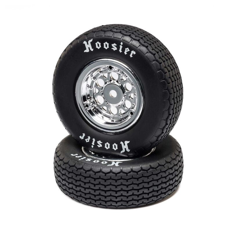 Losi Front Tire Set, Mounted, Hard: 22S Sprint