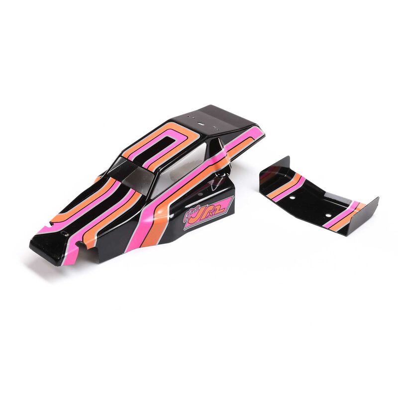 Losi Body & Wing, Black: Mini JRX2 - LOS210027
