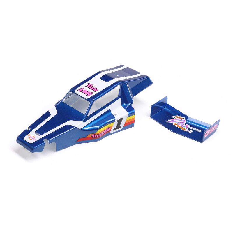 Losi Body & Wing, Blue: Mini JRX2 - LOS210028