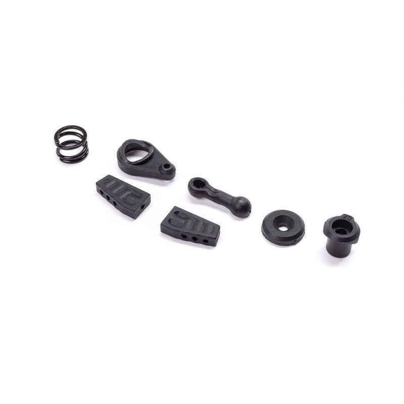 Losi Servo Saver, Mount & Steering Link: Mini Drag