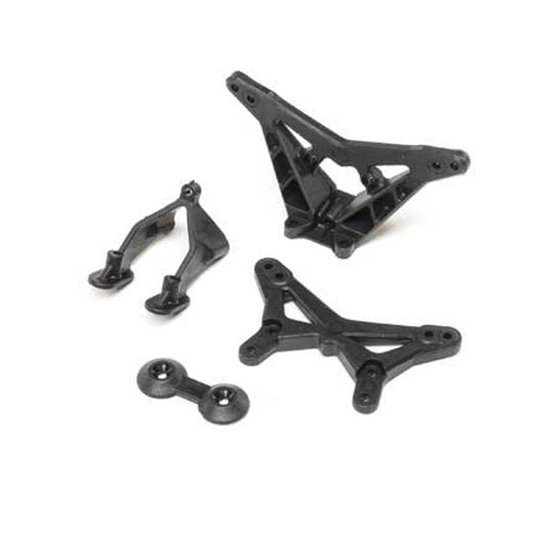 Losi FR/RR Shock Tower Wing Stay: Mini-B - LOS214012