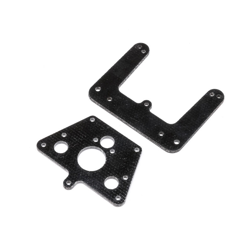 Losi Front & Rear Shock Towers: Mini JRX2 - LOS214024