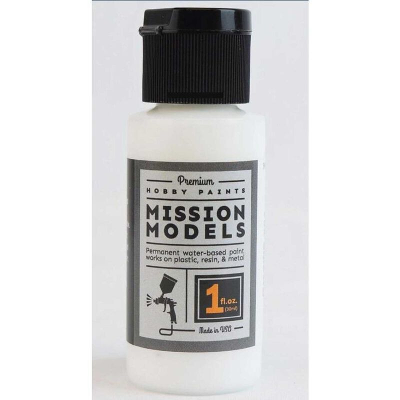 Mission Models Gloss White Base for Chrome - MIOMMGWB002