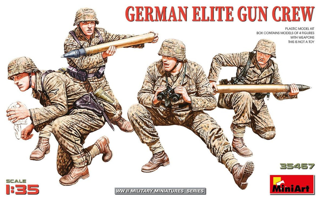 1/35 WWII German Elite Gun Crew