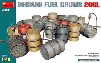 Miniart 1/48 MODERN 200L FUEL DRUM SET