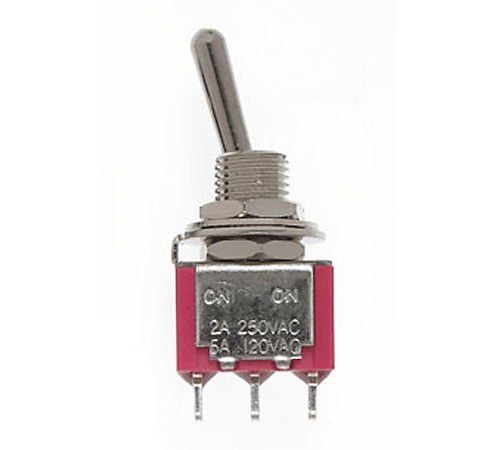 Miniatronics Miniature Toggle Switches -- SPDT 5-Amp 120-Volt pkg(8) - MNT3621008