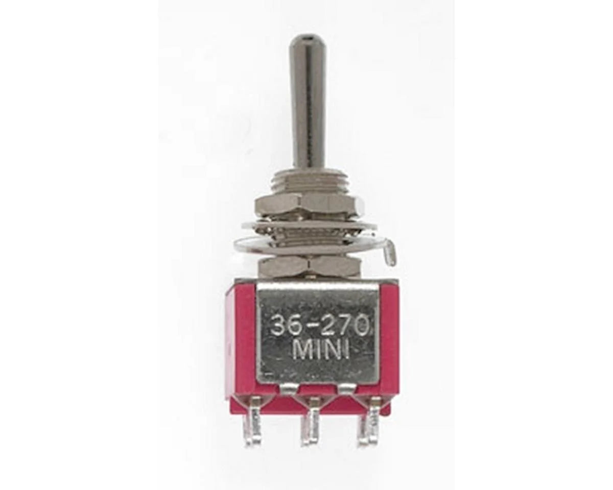 Miniatronics Miniature Toggle Switches -- DPDT 5Amp 120V Momentary pkg(2) - MNT3627002