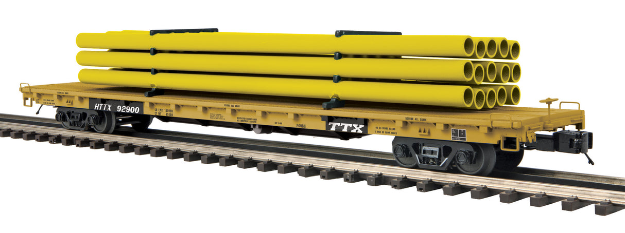 MTH O 60' Flatcar w/Pipe Load TTX - MTH2095558