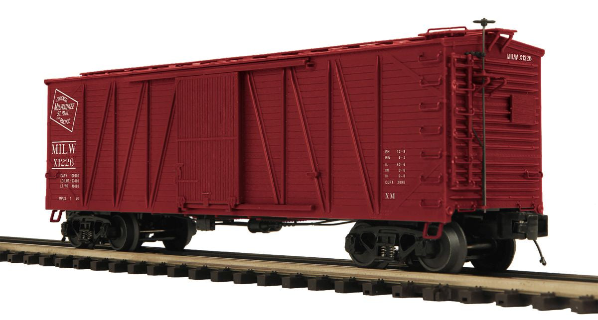 MTH 20-99454 O Single Sheathed Boxcar Milw.Rd.