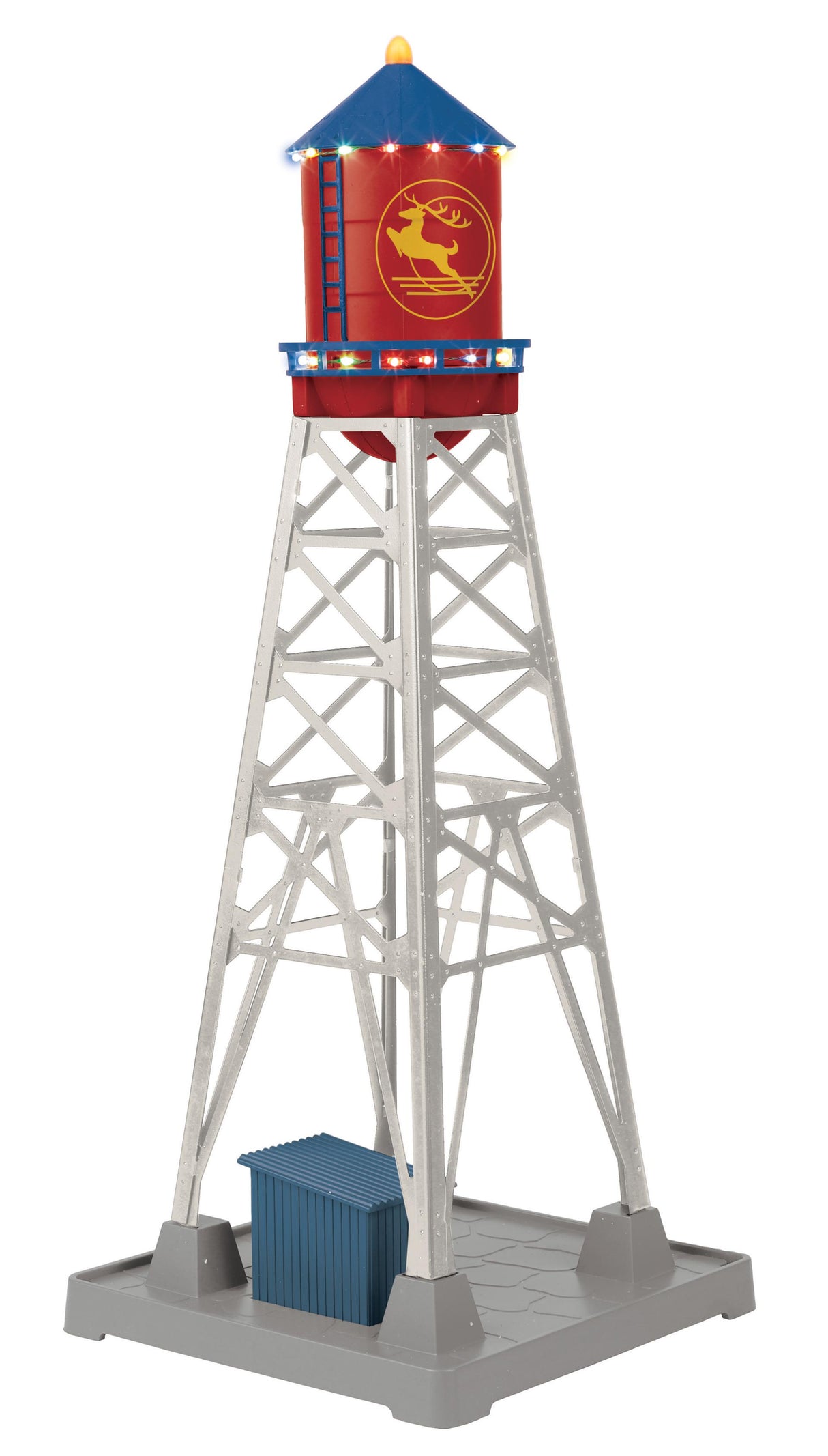 MTH 30-90740 O North Pole #193 Industrial Water Tower w/LED’s
