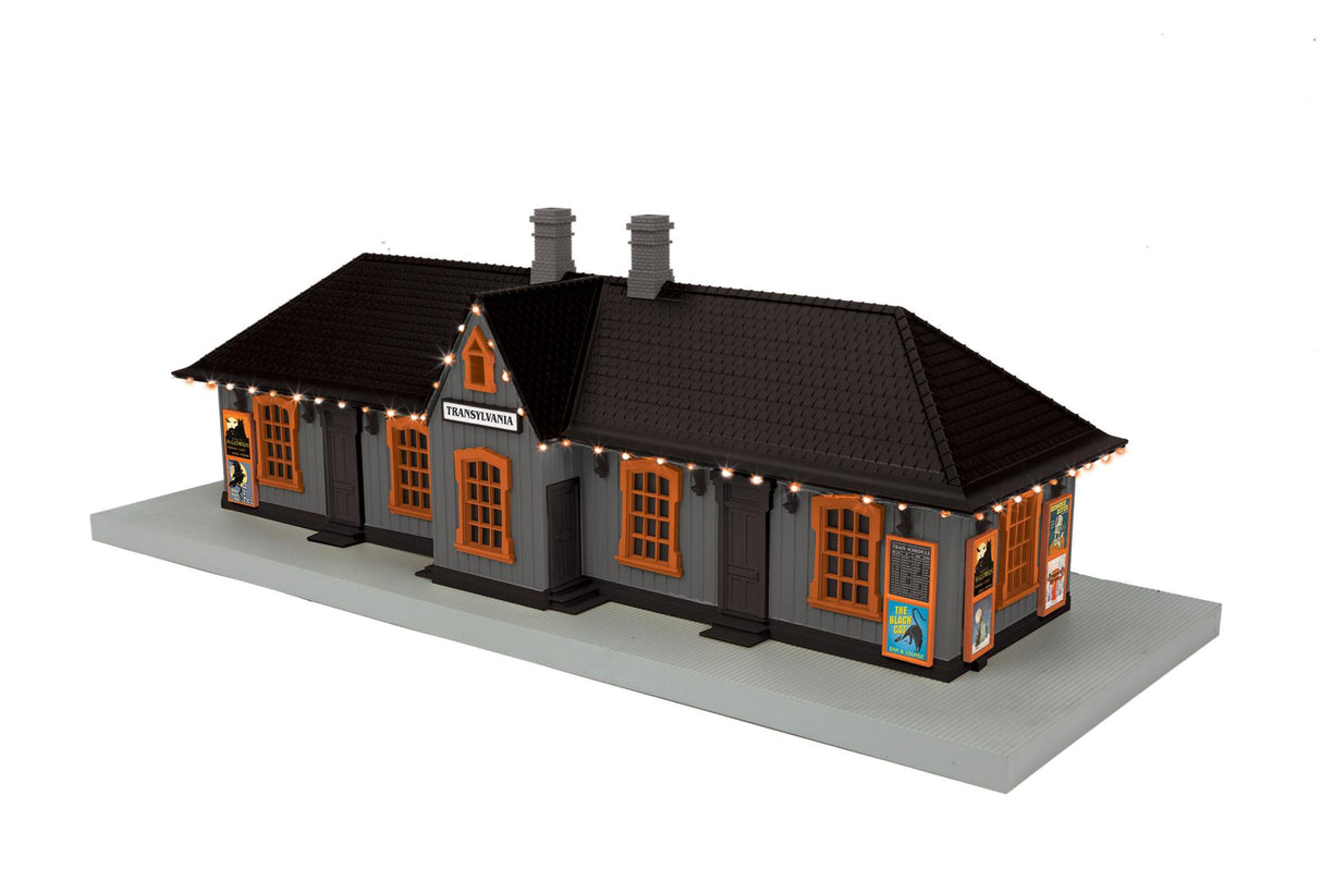 MTH 30-90760 O Transylvania Country Passenger Station w/LED Lights