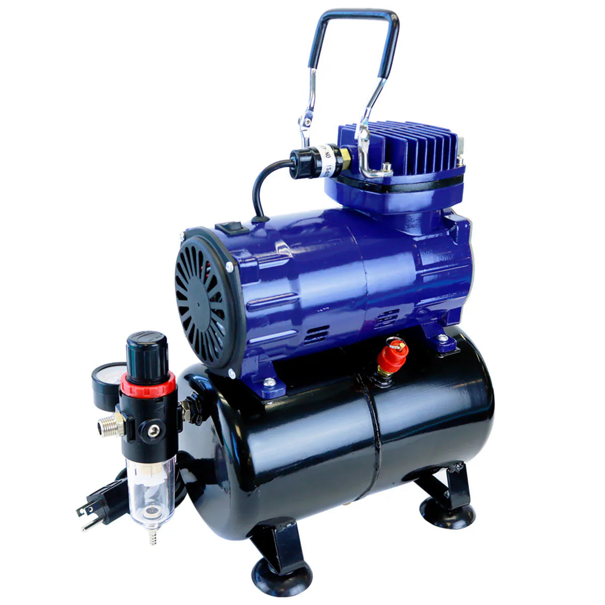 Paasche D3000R 1/5 HP Oil less Piston Compressor w/Tank & Regulator - PASD3000R
