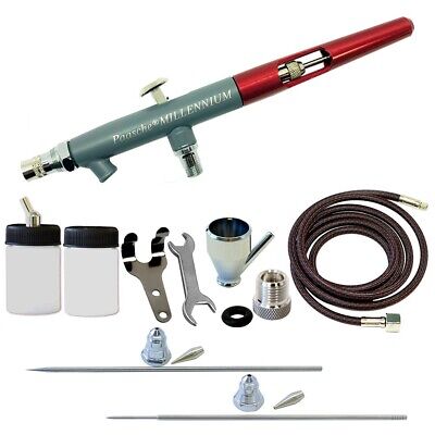 Double Action Set w/ Metal Handle (.55, .75, & 1.05mm heads) & 1/8"BSP Adapter
