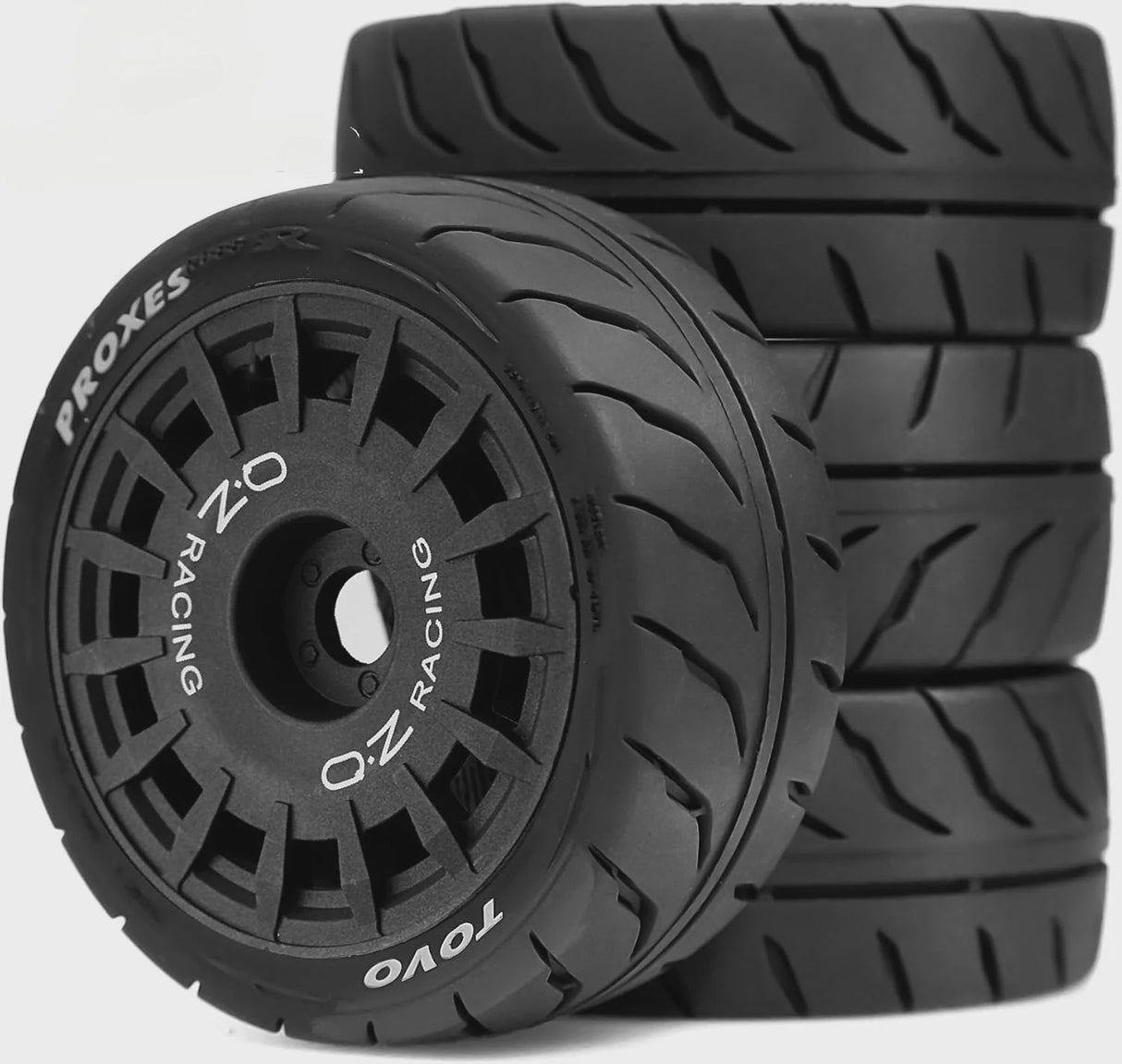 Power Hobby 1/10 On Road Touring Tires / Wheels 12mm Hex (68mm OD)
