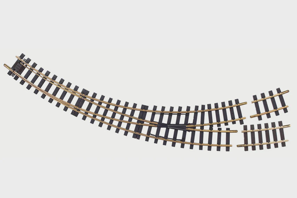 Piko 35224 Manual Curved Switch Left R3-R5 Track (G-Scale)